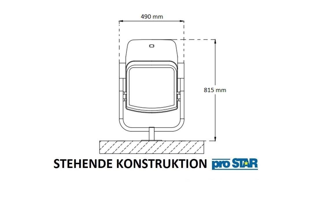 Stadion klappsitze Olimp stehende individuelles konstruktion Zeichnung