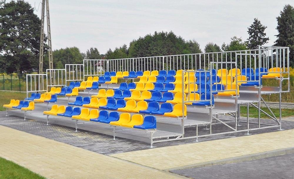 Ausstattung der Sportobjekte -Tribünen für Stadien und Sporthallen 